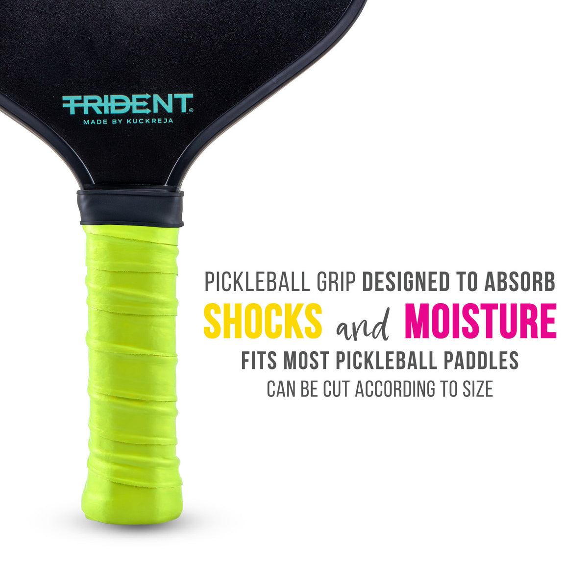 Trident Pickleball Paddle Grip - Neon