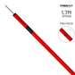 Trident Two-Piece Slalom Pole with Spring - Red