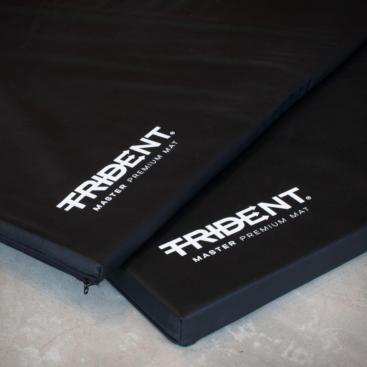 Trident Master Gym Mat with Velcro - 180 x 120 x 3cm (Black)