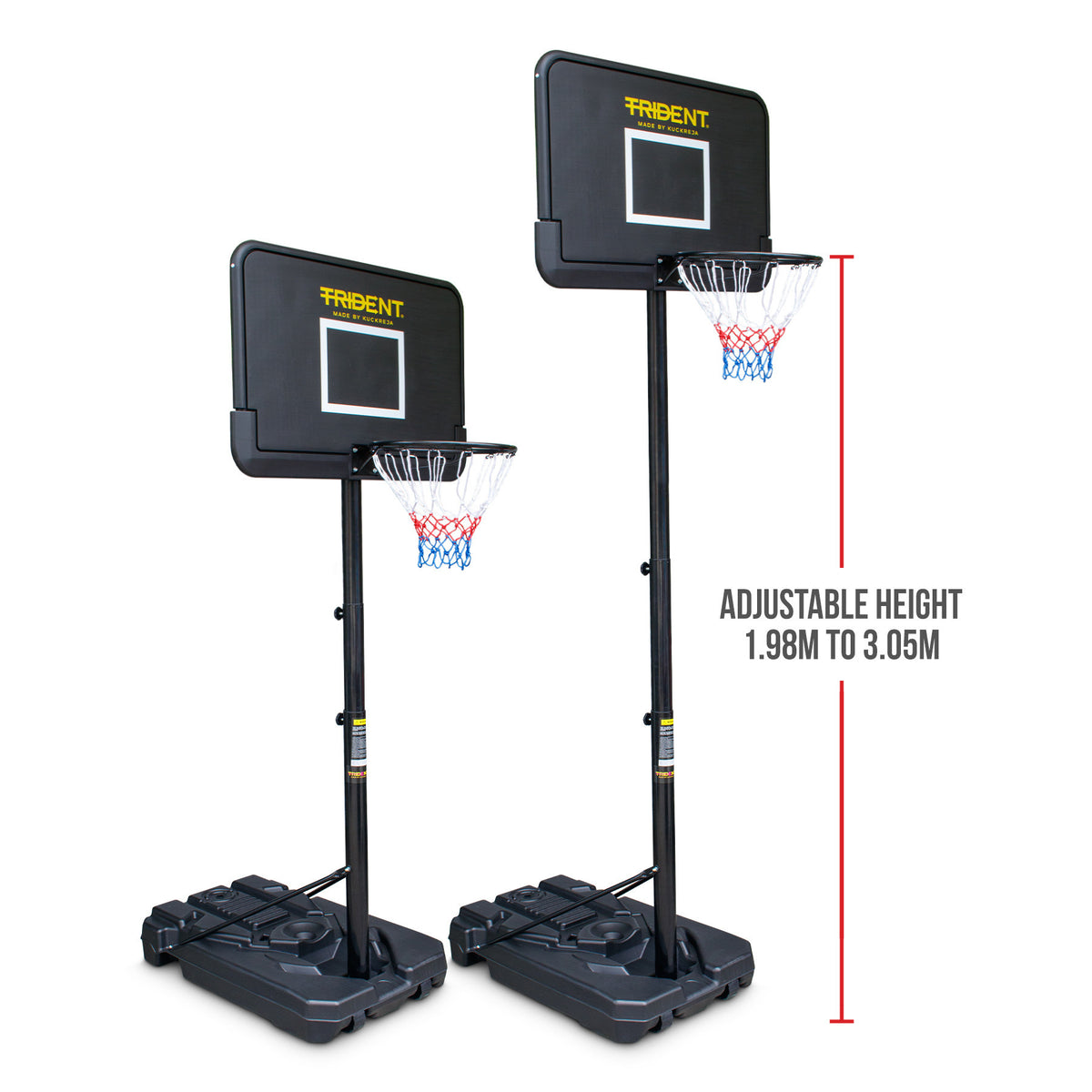 Trident Master Portable Basketball Post