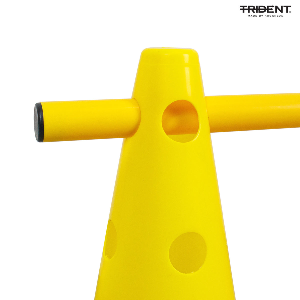 Trident Hat Cone Hurdle Set - 12" (Yellow)