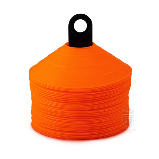 Trident Premium Disco Cone Set - 40 Pieces (Orange)