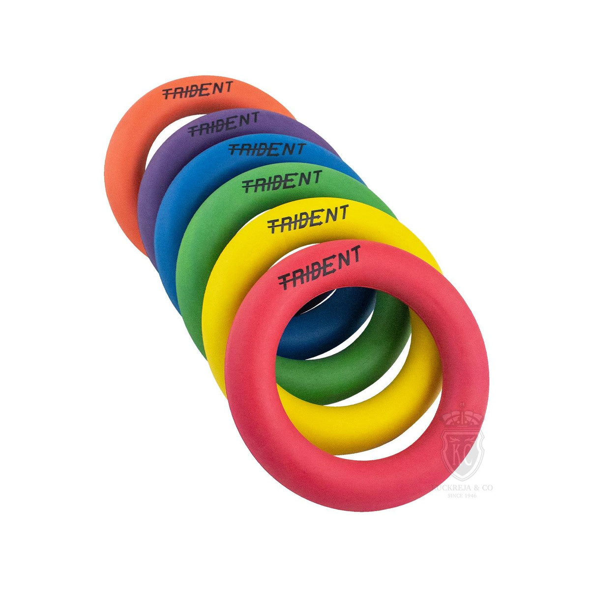Trident Rubber Ring / Quoits - Purple (165mm)