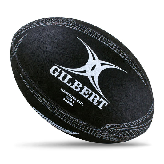 Gilbert All Blacks Supporter Rugby Ball (Size 5, 4)