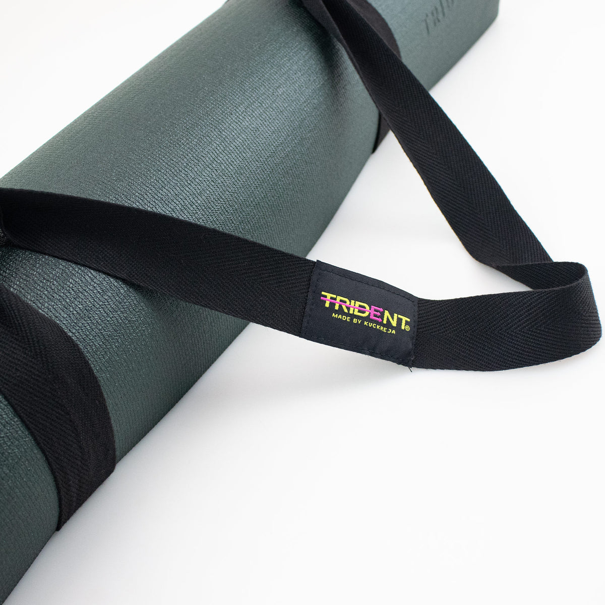 Trident Ultra Grip Fusion Rubber Yoga Mat - 6mm (Forest Green)