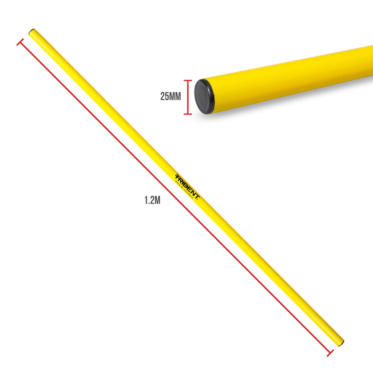 Trident 25mm Agility Crossbar – Yellow