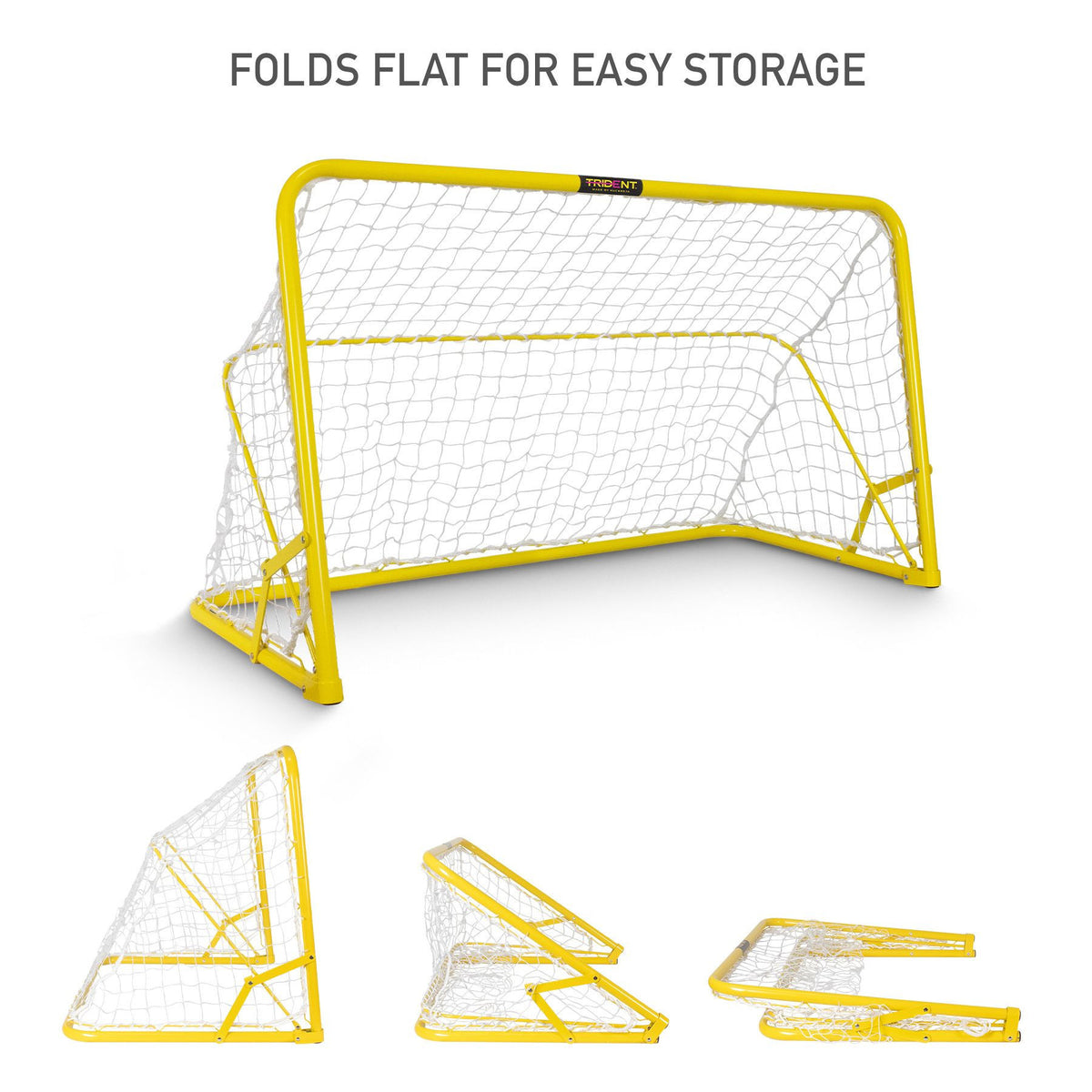 Trident Foldable Steel Mini Goal - 1.2 x 0.8m