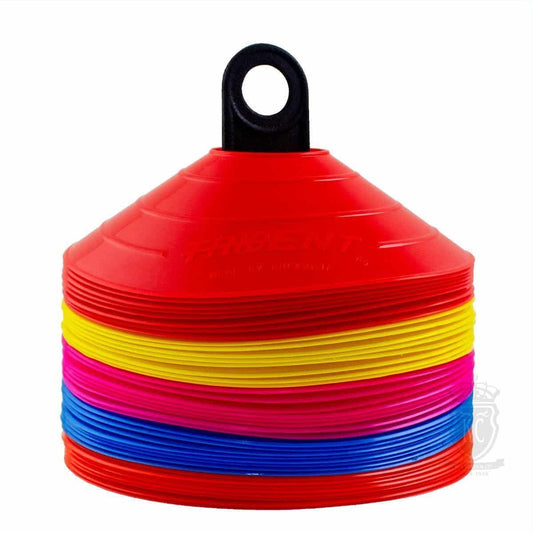 Trident Premium Disco Cone Set - 40 Pieces (Multicolour)