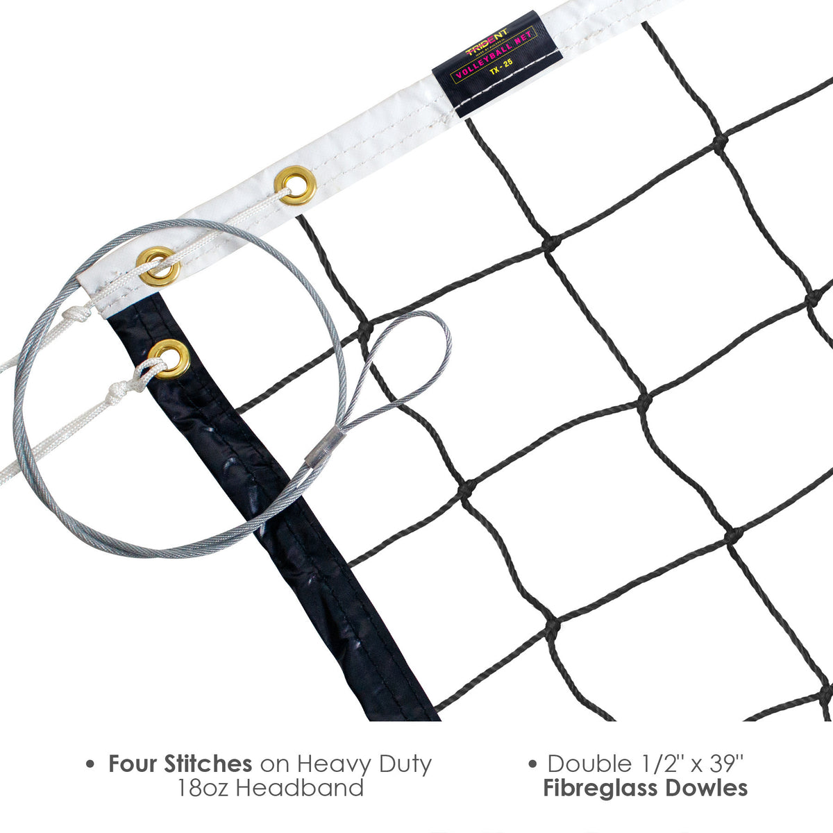 Trident TX-25 Volleyball Net
