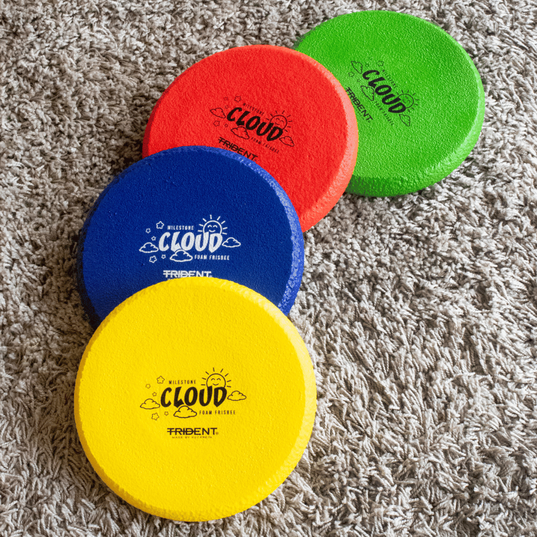 Trident Milestone Cloud Foam Frisbee - Yellow