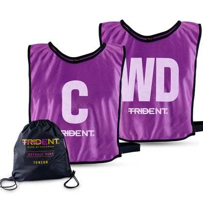 Trident Netball Bibs Set – Purple (Senior, Junior)