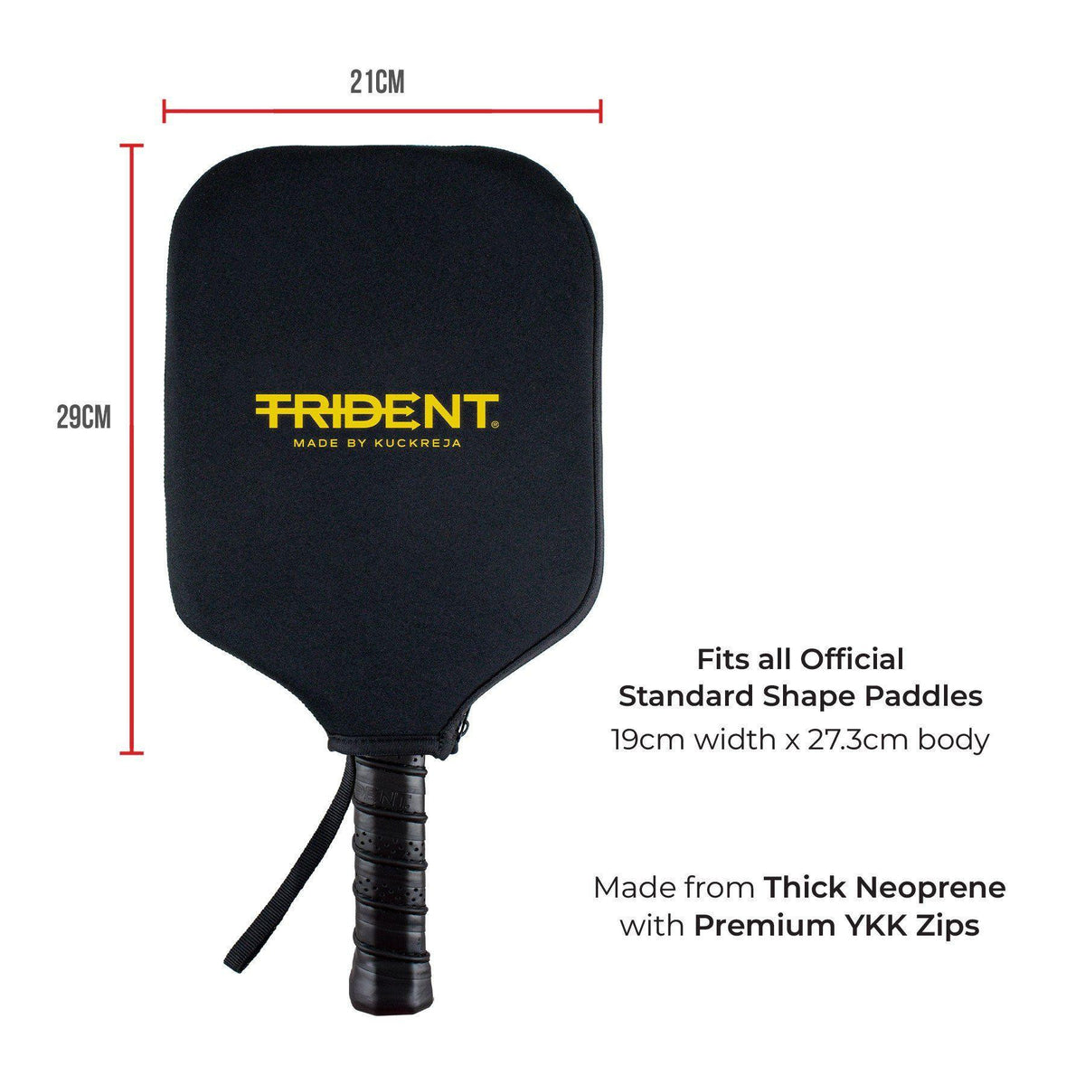 Trident Pickleball Paddle Cover - Thinks About Me