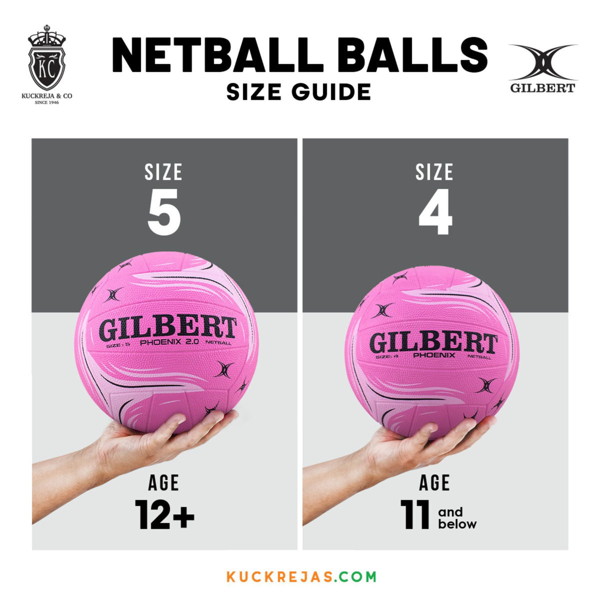 Gilbert Phoenix 2.0 Match Netball - Pastel (Size 5, 4)