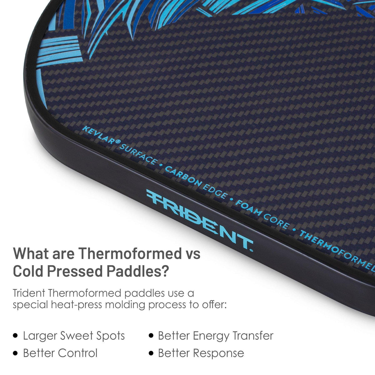 Trident Momentum 100 Pickleball Paddle – Cobalt Blue (USAP Approved)
