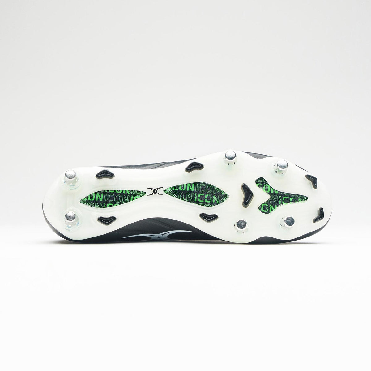 Gilbert Icon X Rugby Boots - 6 Studs (Black)