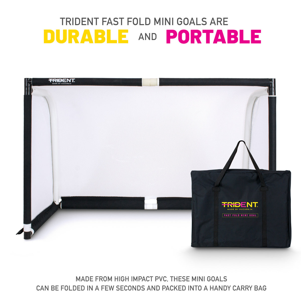 Trident Fast Fold Mini Goal - 1.2 x 0.8m