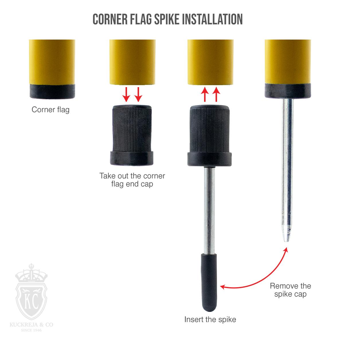Trident Spare Corner Post Spikes (Set of 4)