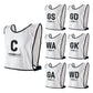 Trident Netball Bibs Set – White (Senior, Junior)