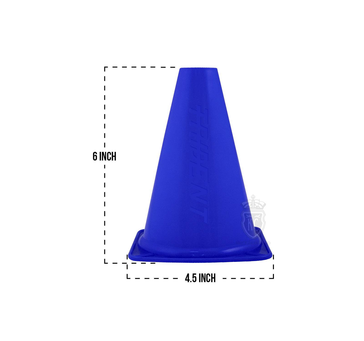 Trident 6" Cone - Blue