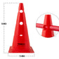 Trident 15" Cone with Holes - Red