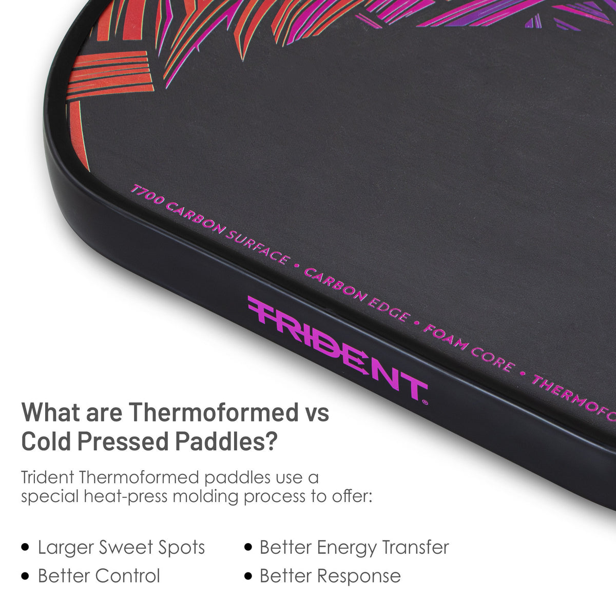Trident Momentum 80 Pickleball Paddle - Twilight Purple