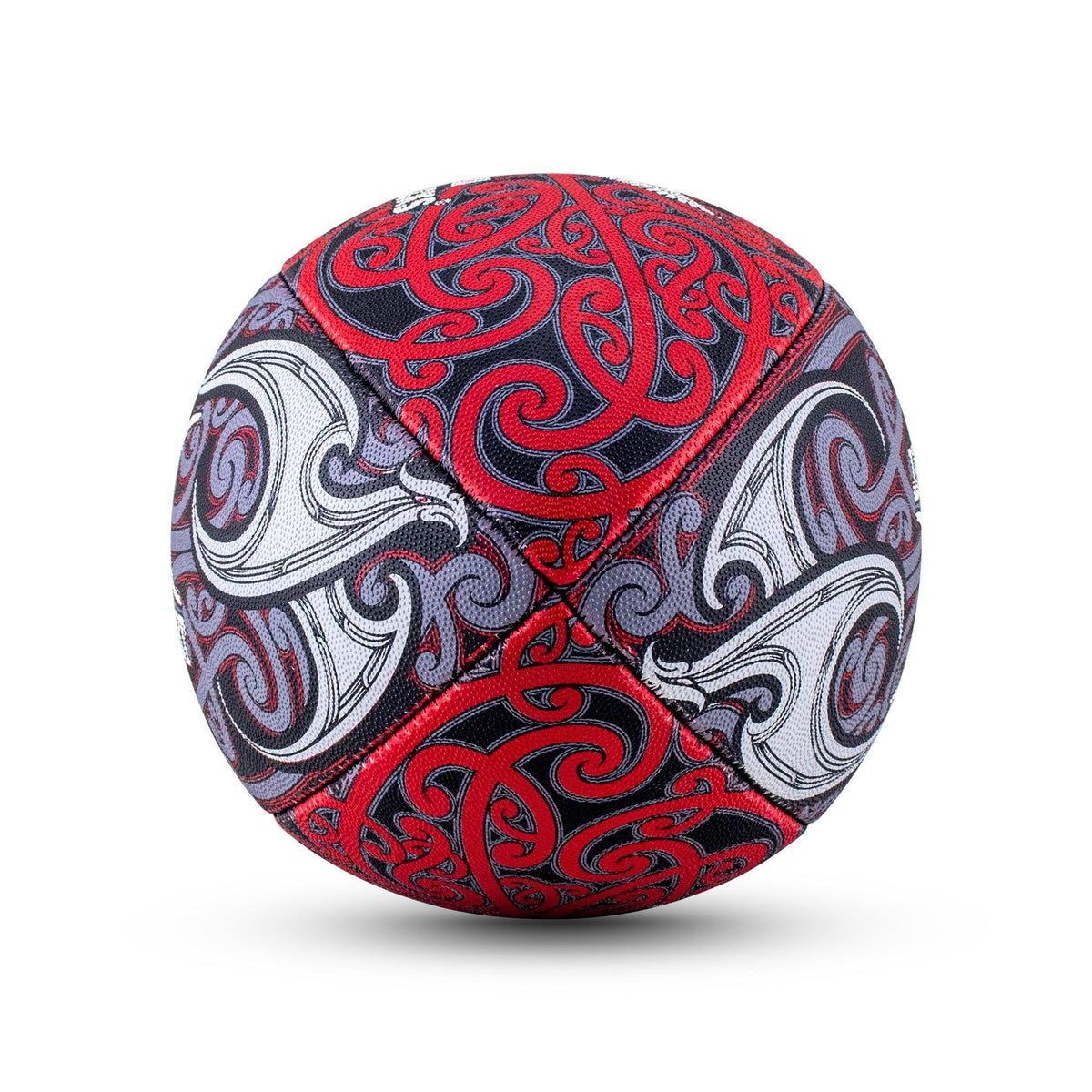 Gilbert All Blacks Māori Supporter Rugby Ball (Size 5)