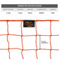 Trident T-30FN Futsal Net (Orange)