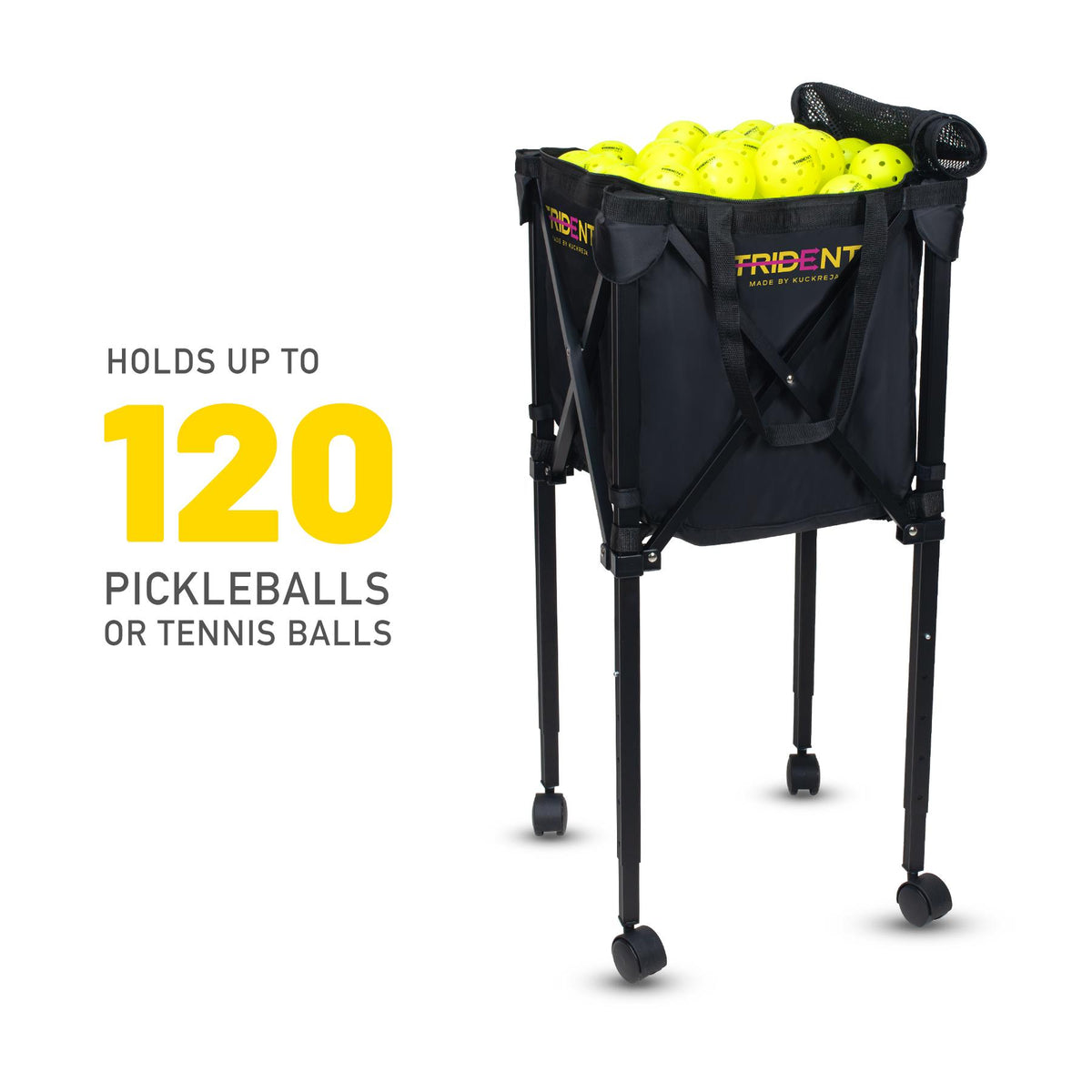 Trident Pickleball and Tennis Ball Cart