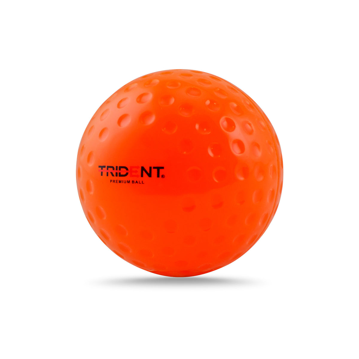 Trident Premium Dimple Hockey Ball - Orange