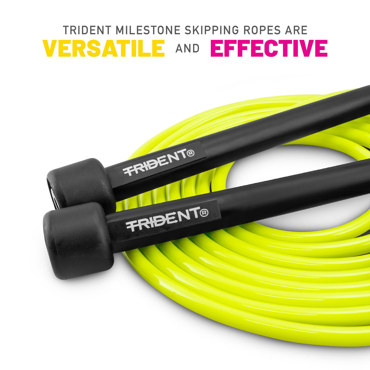 Trident Milestone Skipping Rope - Electric Neon