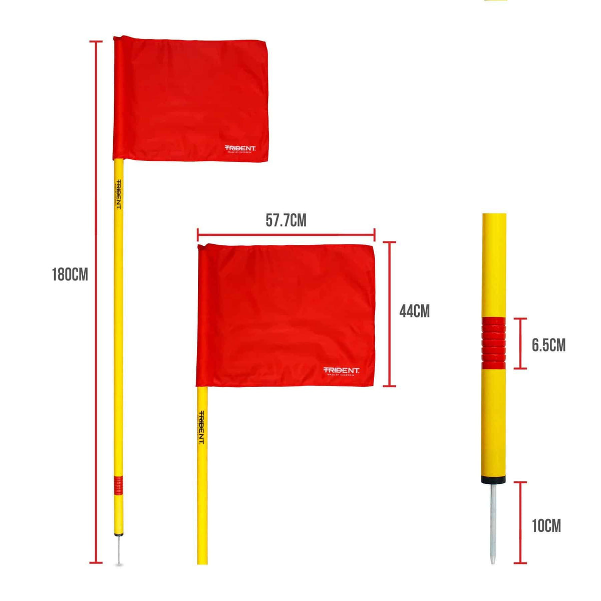 Trident Euro Tournament Corner Flag - Spike