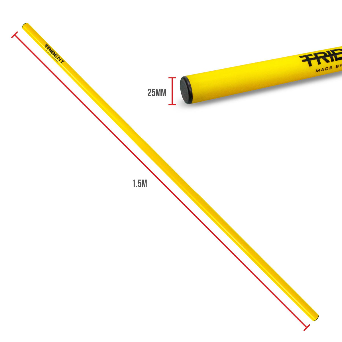 Trident 25mm Agility Crossbar – Yellow