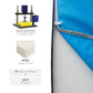 Trident High Jump Landing Mat - 10' x 6' x 18" (Blue/Black)