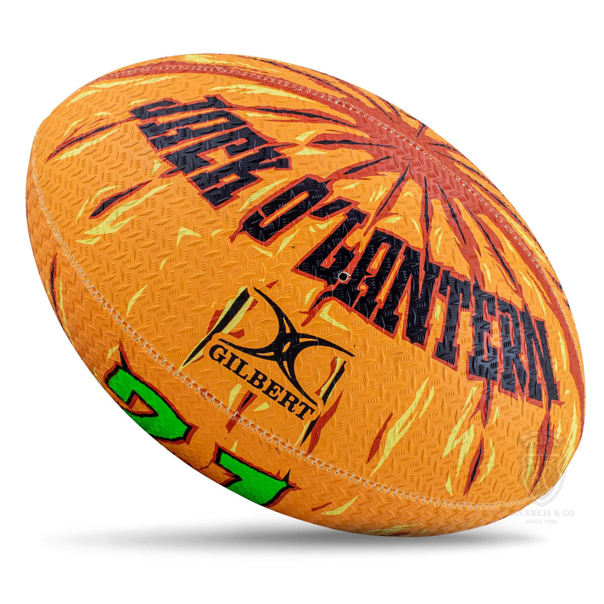 Gilbert Randoms Rugby Ball - Pumpkin (Size 5)