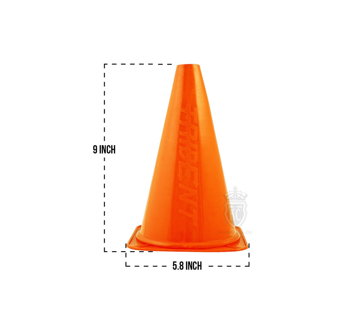 Trident 9" Cone - Orange