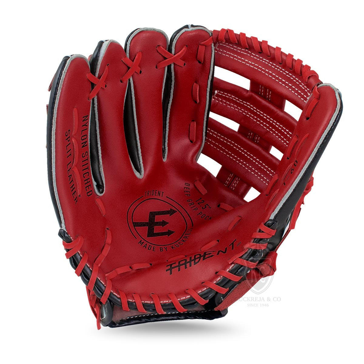 Trident T-60 Softball Glove (Red) - RH (12.5")