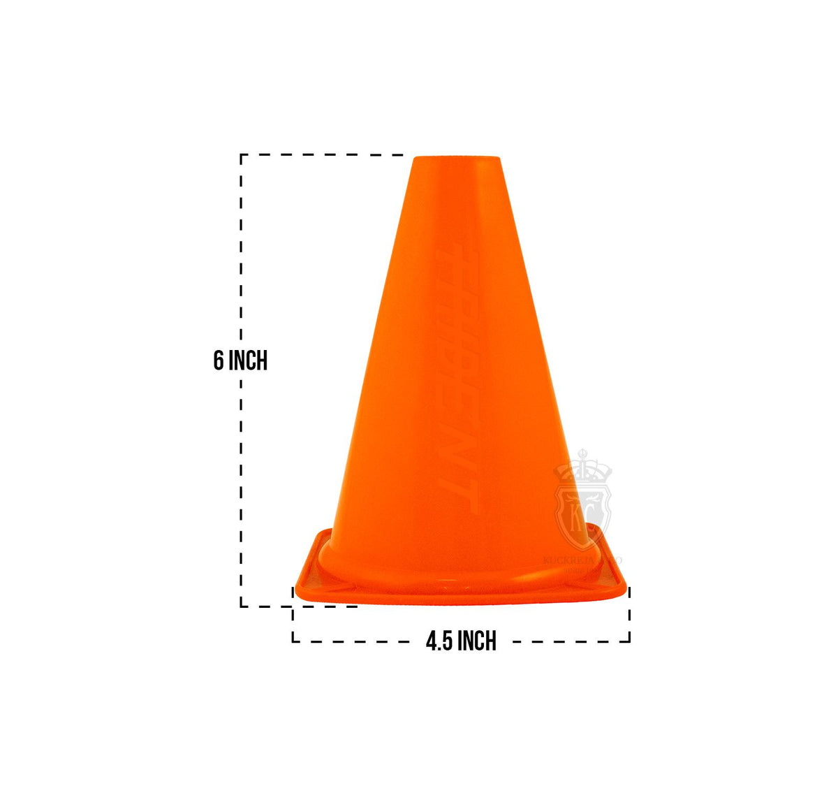 Trident 6" Cone - Orange
