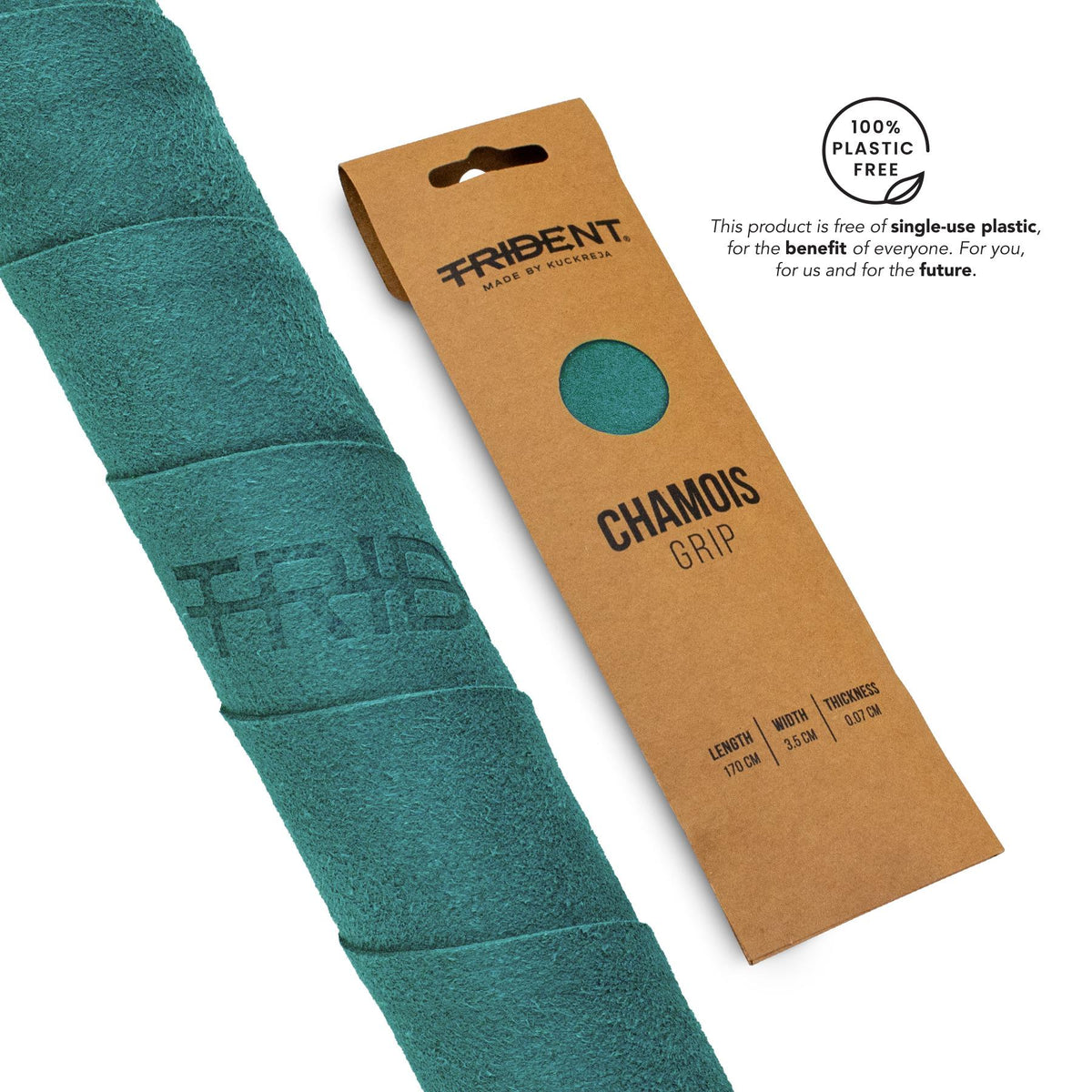 Trident Master Chamois Grip - Turquoise