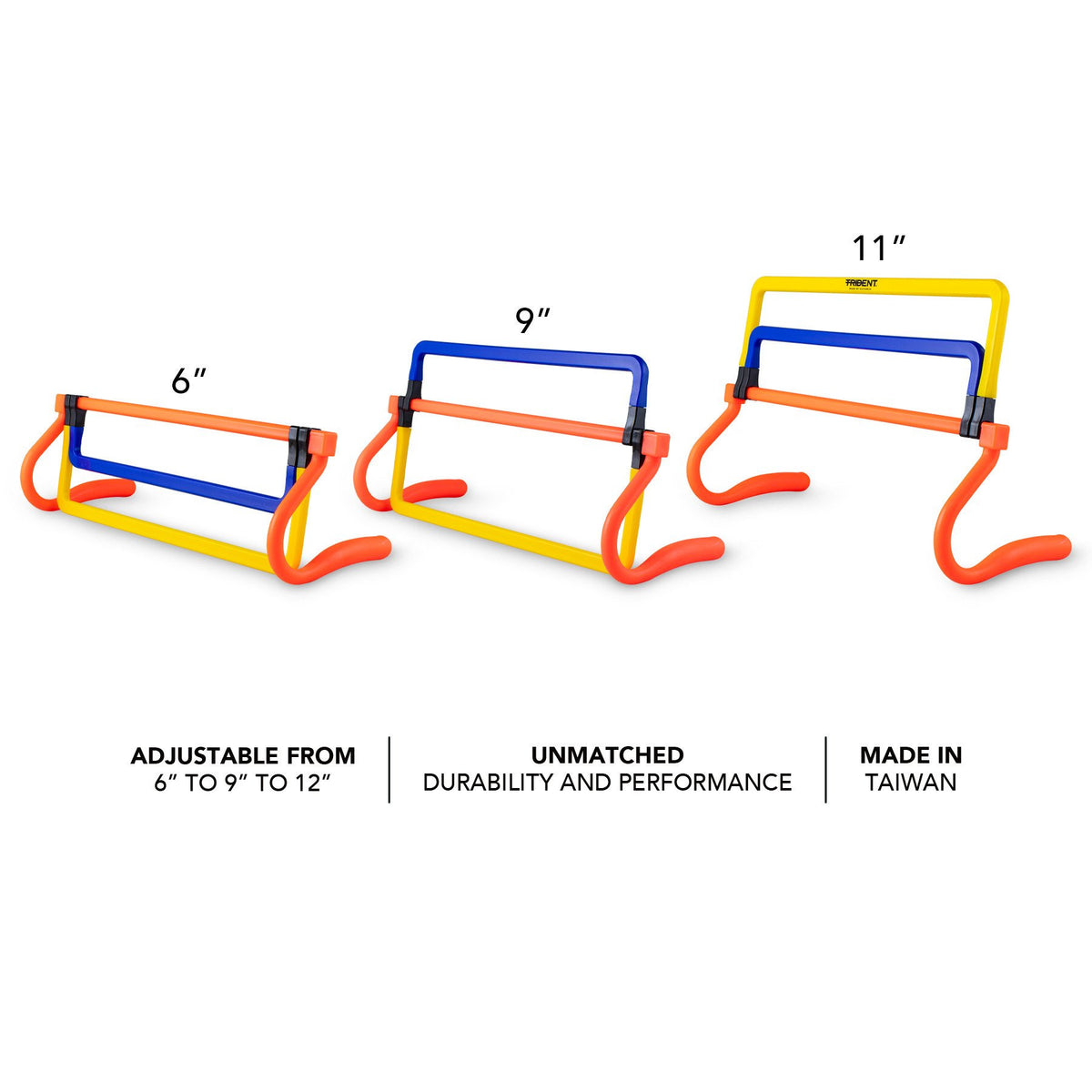 Trident 3 Height Mini Hurdle (6 to 9 to 11″)