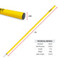 Trident Slalom Pole - Yellow