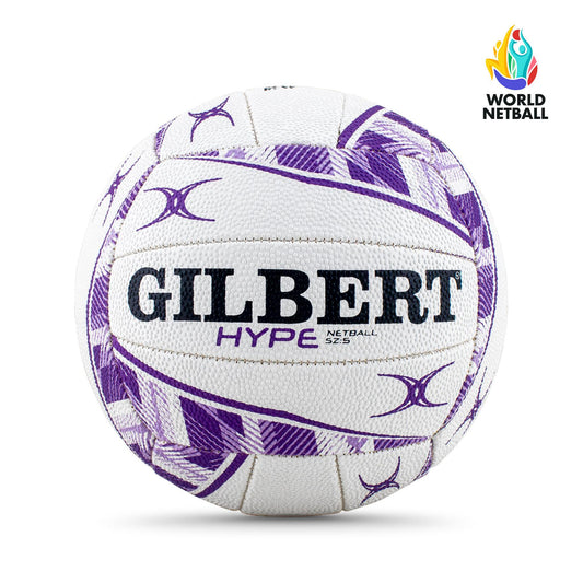 Gilbert Hype Match Netball - Purple (Size 5)
