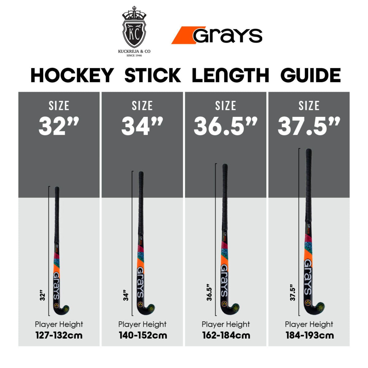 Grays Aura Junior Wooden Hockey Stick - Teal/Navy (34")