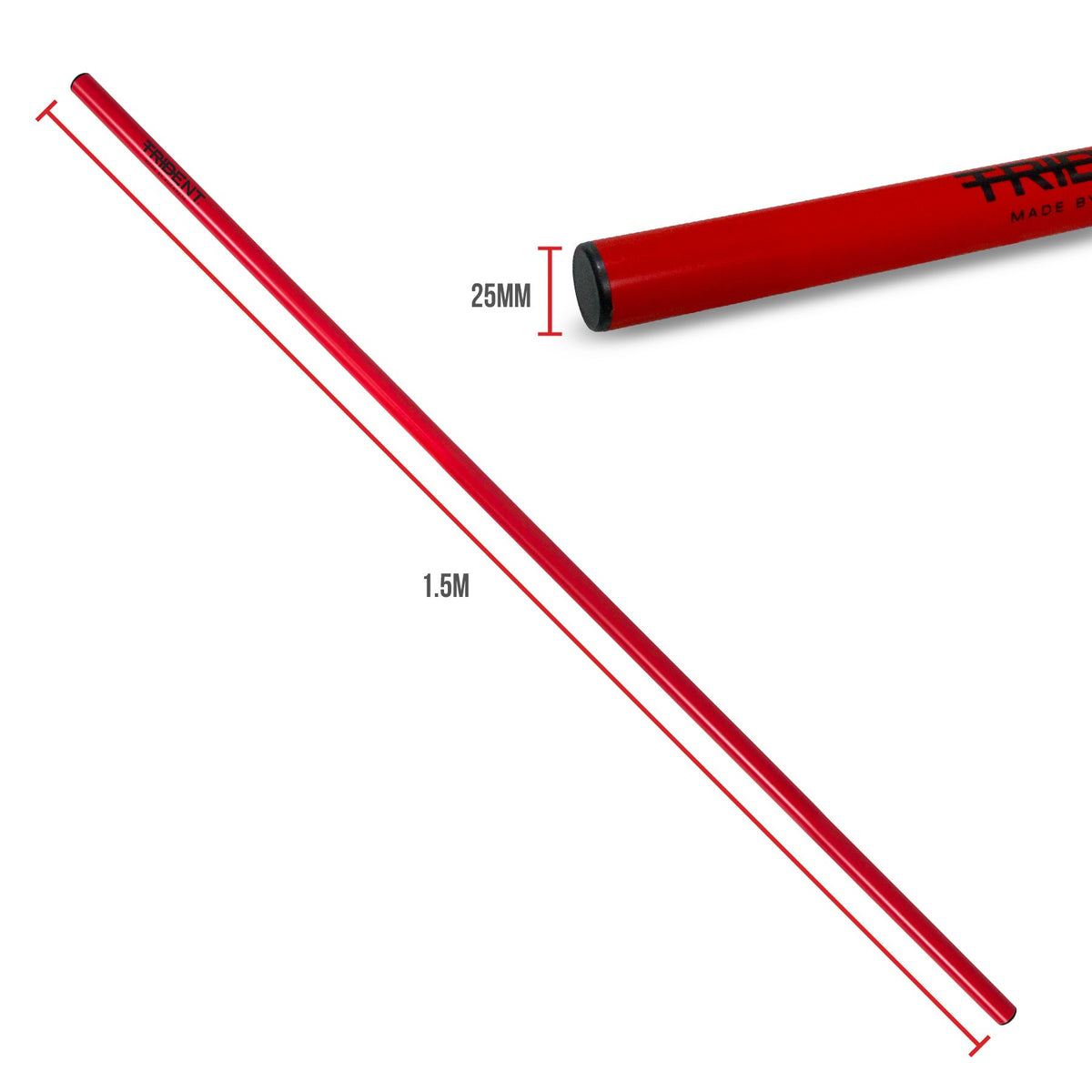 Trident 25mm Agility Crossbar – Red