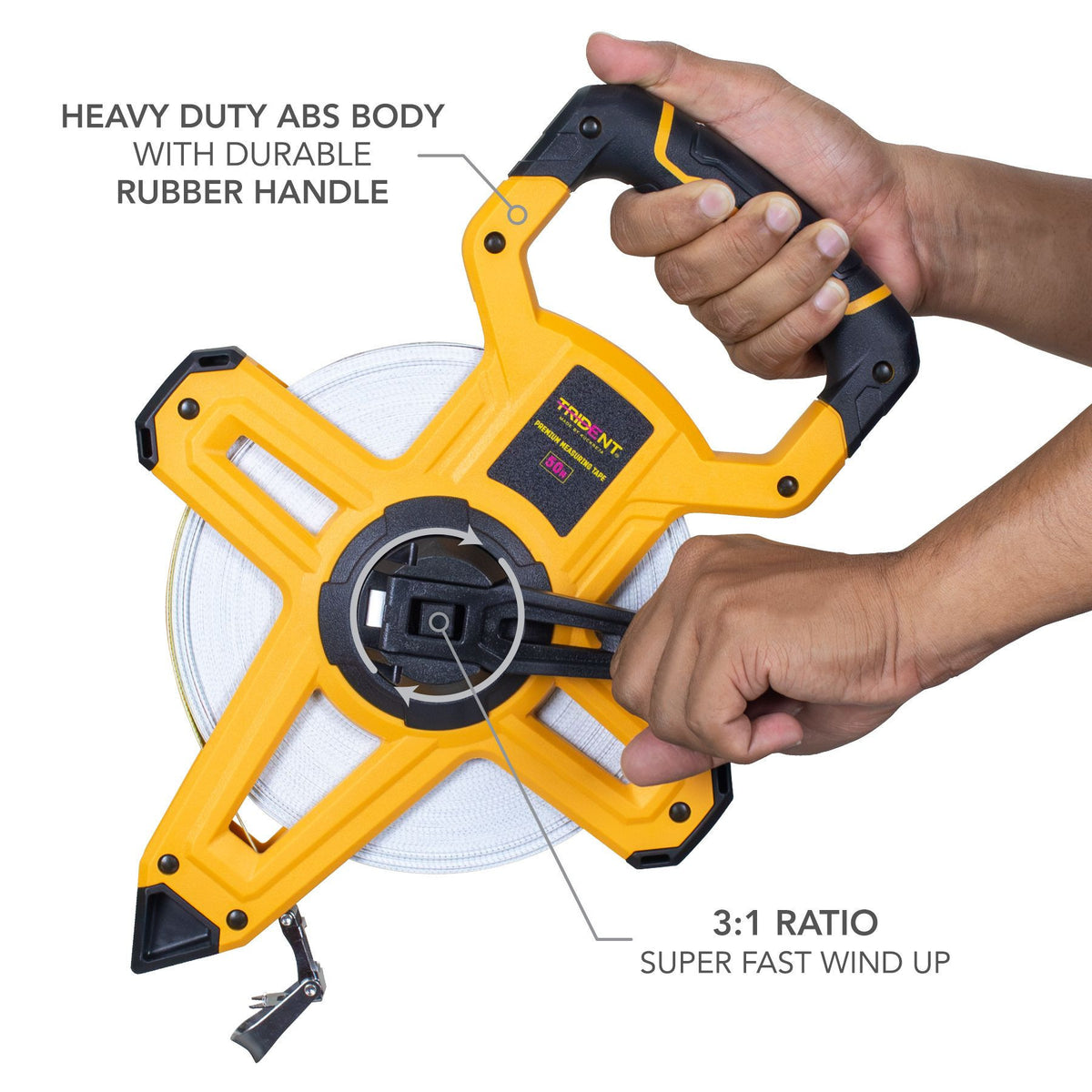 Trident Premium Measuring Tape - 50m