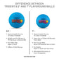 Trident Milestone Playground Ball (Dodgeball) - Blue