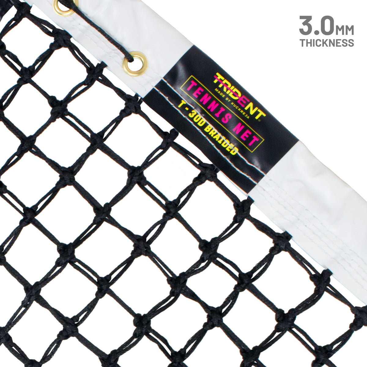 Trident T-30D Braided Tennis Net