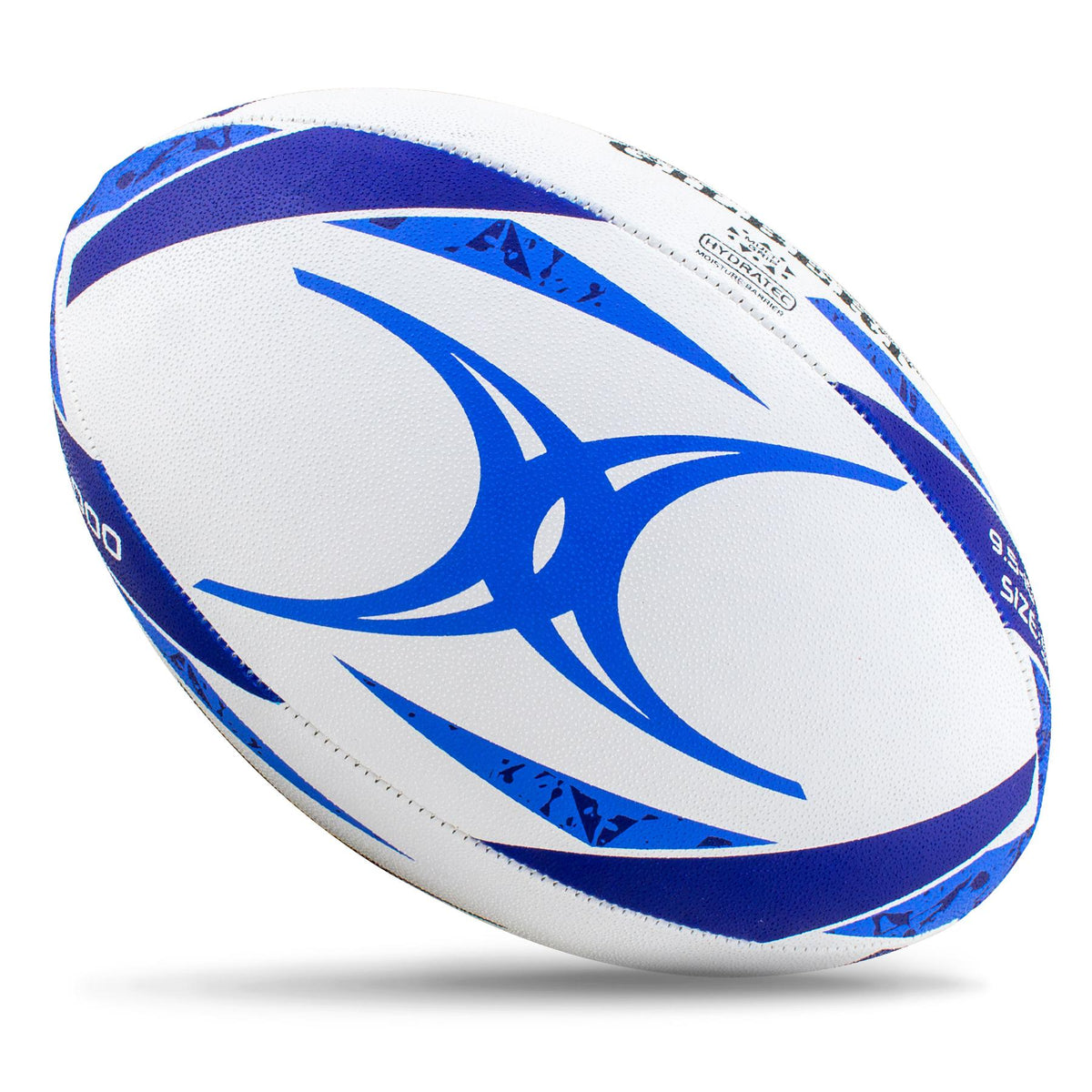 Gilbert GTR 6000 Rugby Ball - Blue (Size 5)