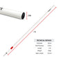 Trident Slalom Pole with Spring - White