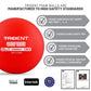Trident Softee Low Bounce Foam Ball - Red (6.3")
