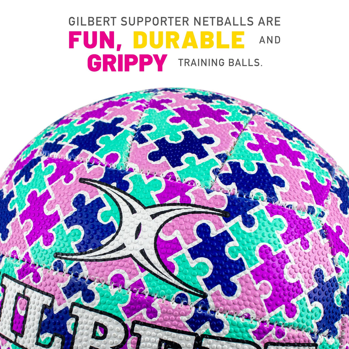 Gilbert Supporter Netball - Puzzle (Size 5, 4)
